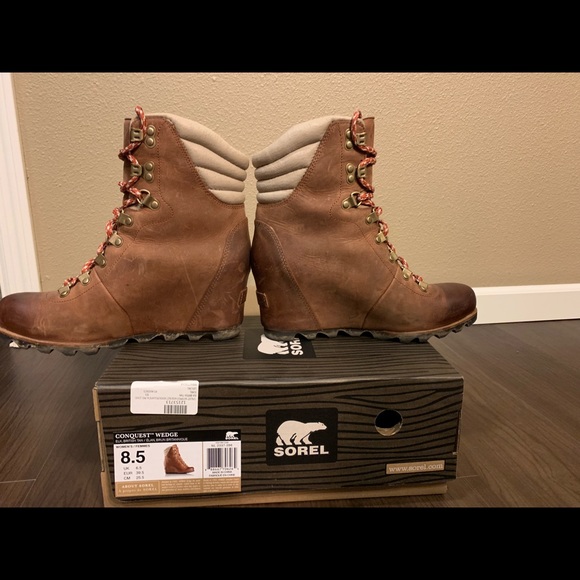 Sorel Conquest Wedge Elk - Picture 2 of 5
